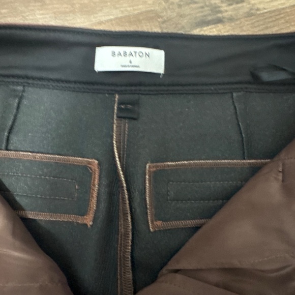 Brown leather pants - Picture 2 of 3